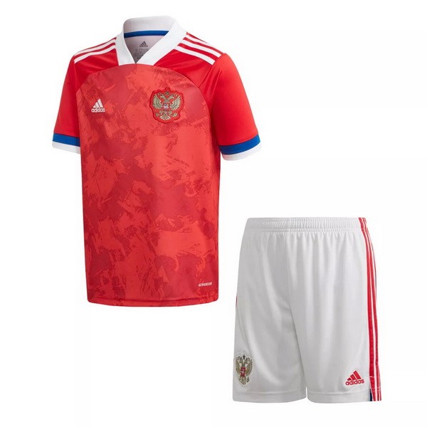 Camiseta Rusia Niño 1st 2020 Rojo Blanco